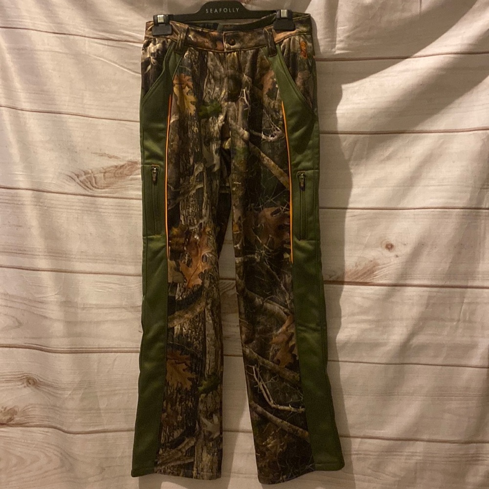 SHE wear hunting fleeced lined pants